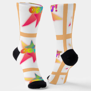 Oeps! Quirky Comic Book Jargon Cabin Sokken