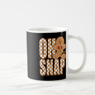 Oeps Snap Gingerbread Man Grappig Kerstmis Xmas Ma Koffiemok