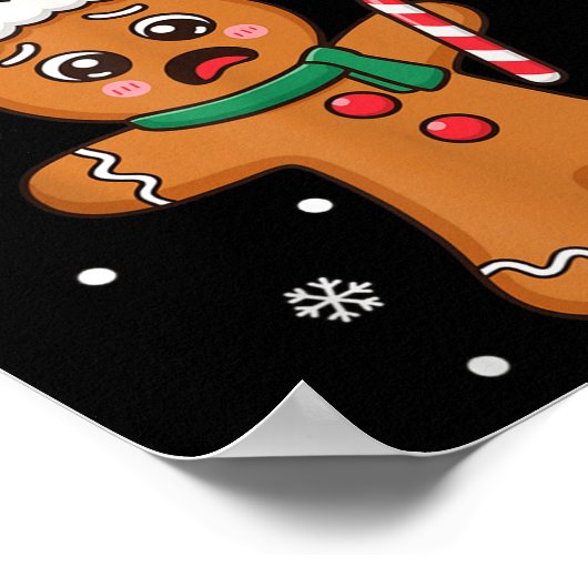 Oeps Snap Ontbijtkoek Man Voor Volwassen Kinderen Poster (Hoek)