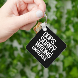 Oeps, sorry, verkeerde wereld sleutelhanger