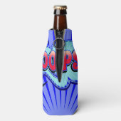 Oeps! Super Hero Comic Book Action Bubble Flesjeskoeler (Fles Achterkant)