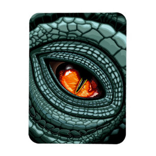 Oer reptiel roofdier oog magneet