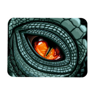 Oer reptiel roofdier oog magneet