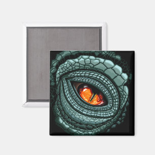 Oer reptiel roofdier oog magneet