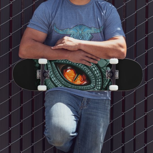 Oer reptiel roofdier oog skateboard (Buiten 3)