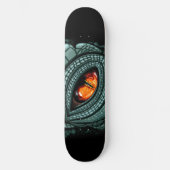 Oer reptiel roofdier oog skateboard (Voorkant)