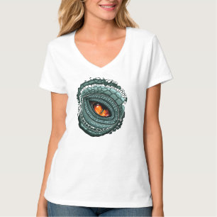 Oer reptiel roofdier oog t-shirt