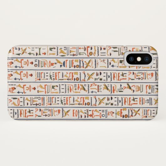 oeroude egypte hiërogliefachtergrond histo Case-Mate iPhone case (Achterkant (horizontaal))