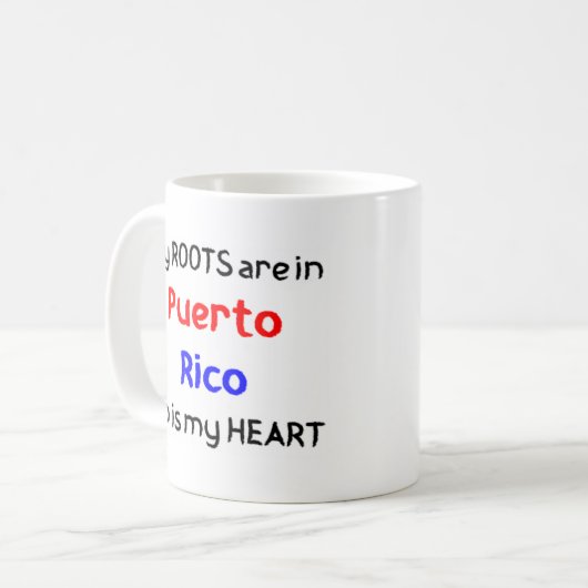 oerto - rico - wortels koffiemok (Voorkant links)