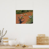 Oervlotten veranderen in de Colorado Poster (Keuken)