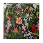 Oerwoud 1 Patroon Tegeltje (Voorkant)