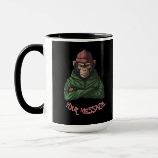 Oerwoud aap mok (Links)