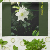 Oerwoud Amazon Lily - Eucharis Amazonica Theedoek (Gevouwen)