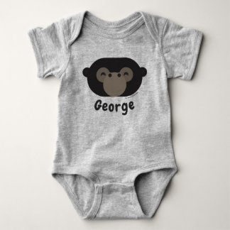 Oerwoud Animals Gorilla | Cute Ape Safari Boy Girl Romper