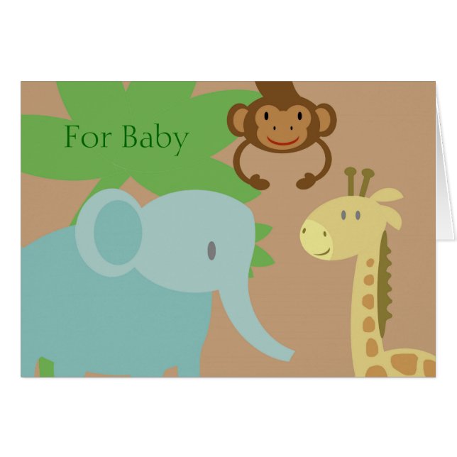 Oerwoud baby (Voorkant Horizontaal)