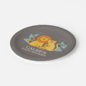 Oerwoud Baby shower bord (Gekanteld)