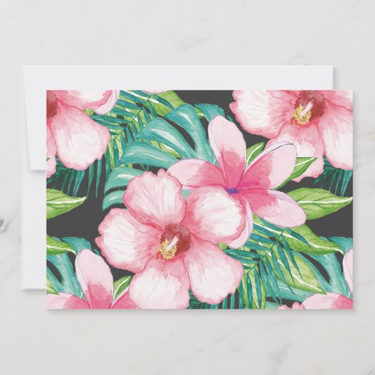 Oerwoud Baby shower Hartelijk dank Oerwoud! Bedankkaart (Achterkant)