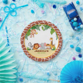 Oerwoud Baby shower Papier Bord (Feest)