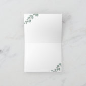 Oerwoud Baby shower Wild 1 Hartelijk dank Bedankkaart (Binnen)