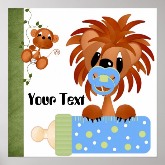 Oerwoud baby's 2 afdrukken poster (Voorkant)