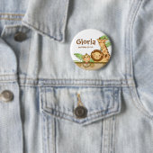 Oerwoud baby's - grootmoeder-te-zijn Button (In situ)