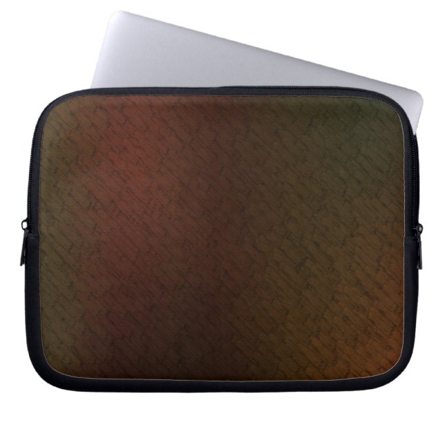 Oerwoud Bark Camo Laptop Sleeve (Voorkant)