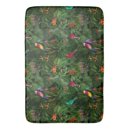 Oerwoud Bath Mat (Voorkant Verticaal)