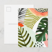 Oerwoud Beat Tropical Greenery Briefkaart (Voorkant / Achterkant)