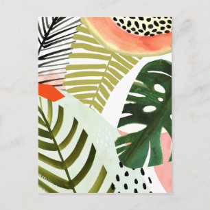 Oerwoud Beat Tropical Greenery Briefkaart