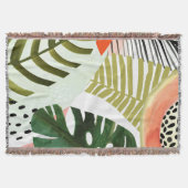 Oerwoud Beat Tropical Greenery Deken (Voorkant)