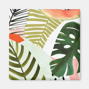 Oerwoud Beat Tropical Greenery Magneet