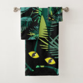 Oerwoud bij Night Pattern Bad Handdoek (Insitu)