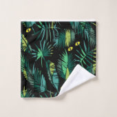 Oerwoud bij Night Pattern Bad Handdoek (Wasdoekje)