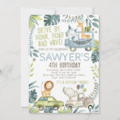 Oerwoud Birthday Parade Kaart (Voorkant)