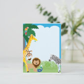 Oerwoud Border Briefkaart (Staand voorkant)