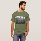 Oerwoud Borneo Rainforest Canopy Treetop Landschap T-shirt (Voorkant volledig)