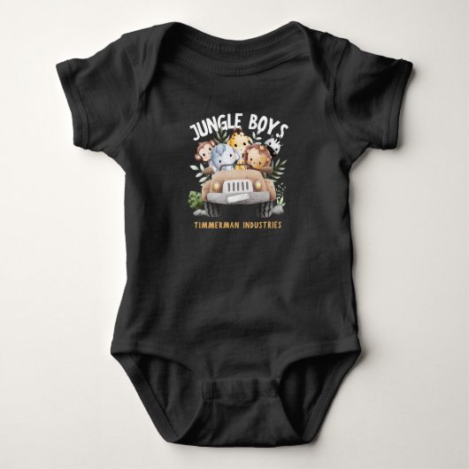 Oerwoud boys romper (Voorkant)
