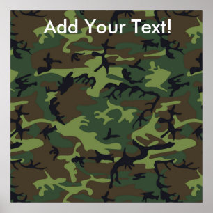 Oerwoud Camo Poster