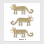 Oerwoud Cat Sticker (Vel)