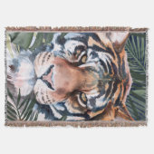 Oerwoud Cat - Tiger Deken (Voorkant)