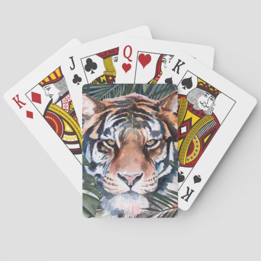 Oerwoud Cat - Tiger Pokerkaarten (Achterkant)