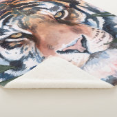 Oerwoud Cat - Tiger Sherpa Deken (3/4)