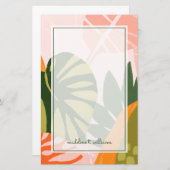 Oerwoud Collage I Briefpapier (Voorkant / Achterkant)