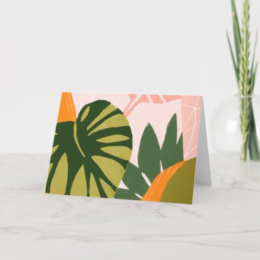 Oerwoud collage I Kaart (Voorkant)