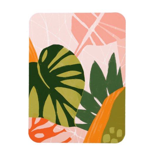 Oerwoud Collage I Magneet (Verticaal)