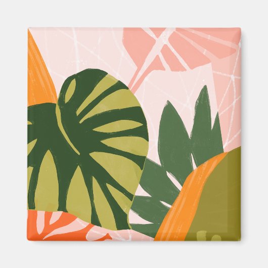 Oerwoud Collage I Magneet (Voorkant)