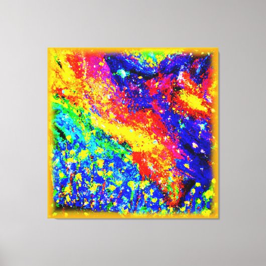 Oerwoud dansen in de hemel. Bestel nu Canvas Afdruk (Voorkant)