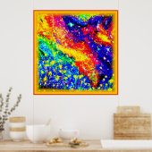 Oerwoud dansen in de hemel. Bestel nu Poster (Keuken)