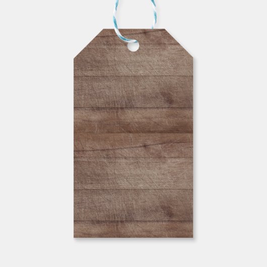 Oerwoud Dieren Baby shower Favor Cadeft Label Cadeaulabel (Achterkant)