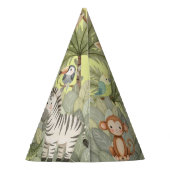 Oerwoud dieren Birthday Feesthoedjes (Achterkant)